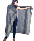 Charcoal Shupaca Throw Inside