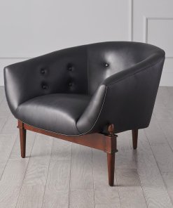 Mimi Chair in Black Leather