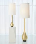 Bulb Vase Floor Lamp in Antique Brass finish