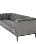 Raffles Grey sofa side view