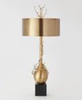 Twig Table Lamp in Brass