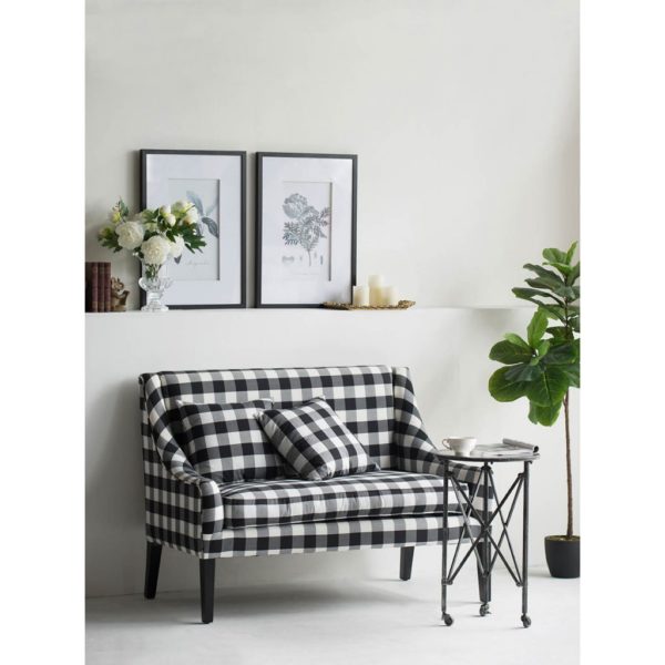 Classic Gingham Settee