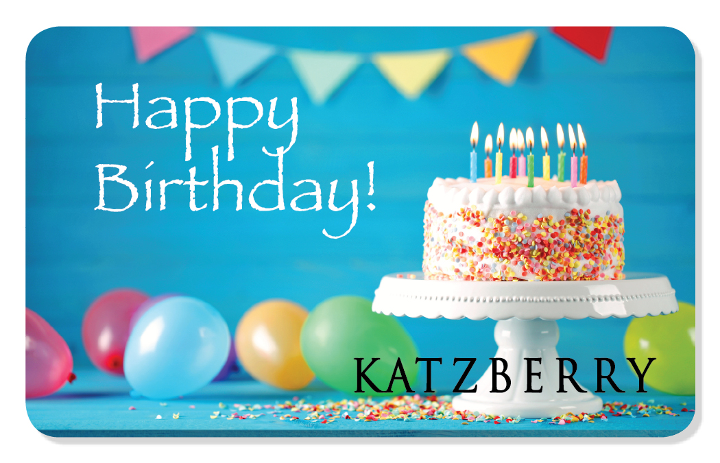 Happy Birthday Cake Gift card