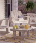 Nantucket Chair set in white wash finish