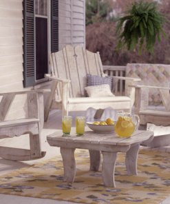 Nantucket Chair set in white wash finish