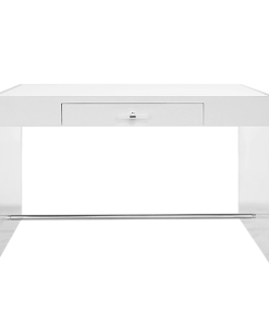 Lennon White Lacquer Desk