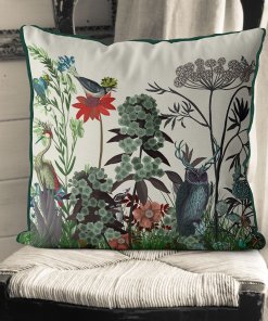 Owl Wildflower Pillow set