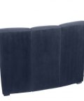 Lando modular section in Navy Velvet back side