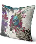 African Zebra pillow in pink