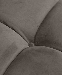 Sienna grey sofa button tuft closeup