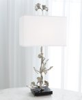 Ginkgo Lamp in nickel finish