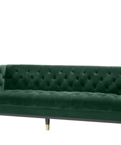 Castelle Green sofa front