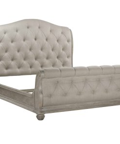 Cottage Tufted Sleigh Bed frame