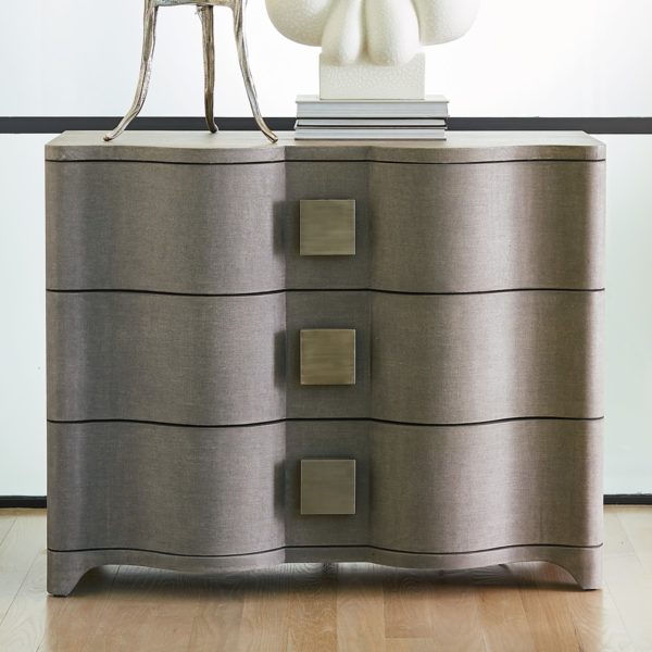 Toile Linen Chest in Gray