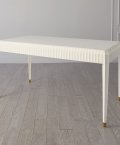 Ivory Fluted desk back view