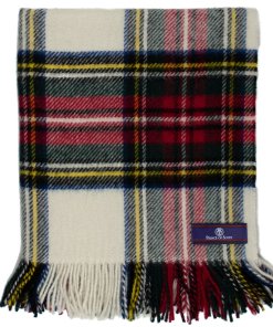 Tartan Lap Throw Collegiate folded