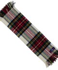 Tartan Lap Throw Collegiate folded flat