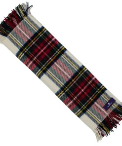 Tartan Lap Throw Collegiate folded flat