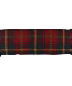 Tartan Lap Throw in Maple flat view