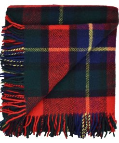 Tartan Kilgour blanket angle fold