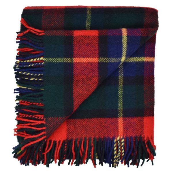 Tartan Kilgour blanket angle fold