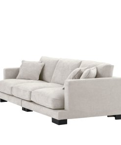 Tuscany sofa in cream side view