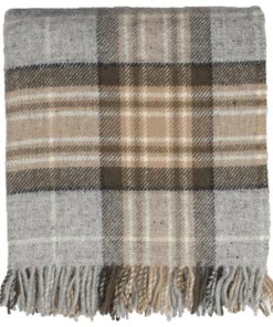 Tartan Tweed New Wool Blanket - Fluffy Winter