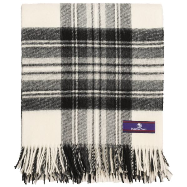 Tartan Dress Grey throw