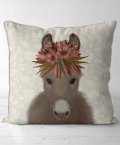 Bohemian Donkey pillow front view