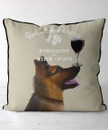 Pillow with a German Shepherd.