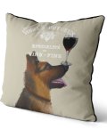 German Shepherd au vin side