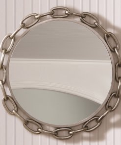 Linked nickel finished mirror